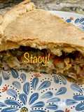 Leftover Turkey Pot Pie (Πίτα με γαλοπούλα που περίσσεψε)!