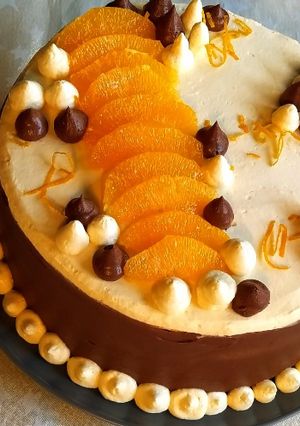Narancsos csokitorta gluténmentes recept fotója