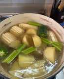 Caldo de cocido a la Sonorense