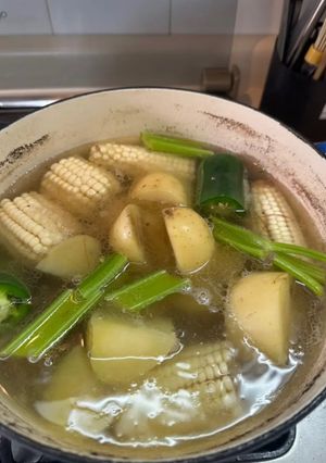 Una foto de Caldo de cocido a la Sonorense