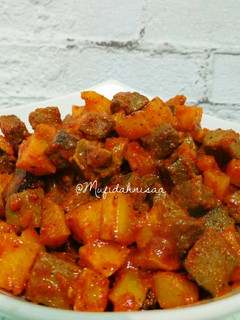 Foto resep Sambal Goreng Ati Sapi & Kentang