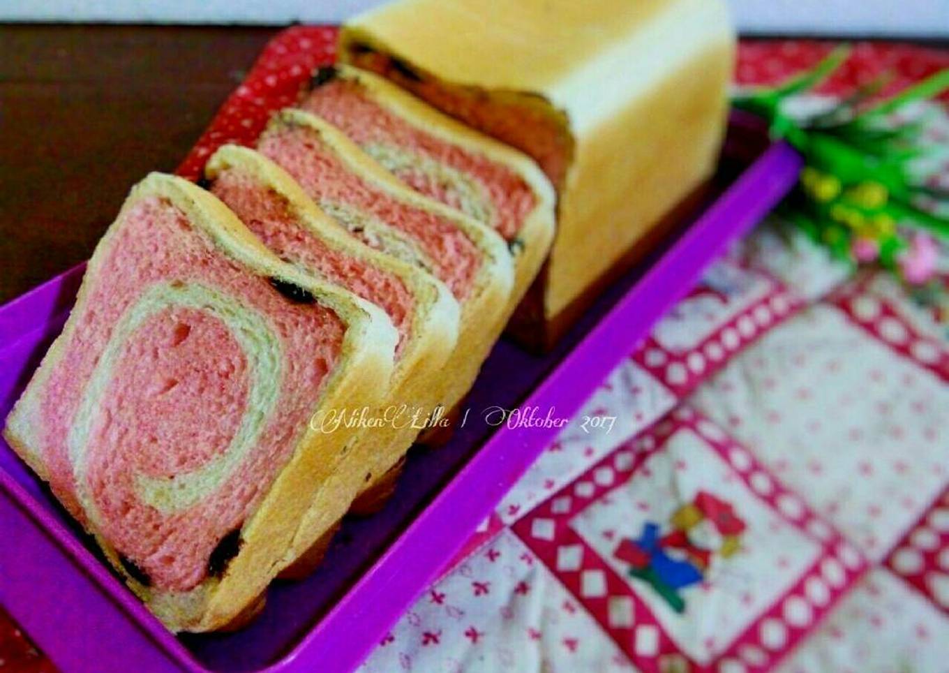 Resep Spiral Japanese Mochi Square Toast