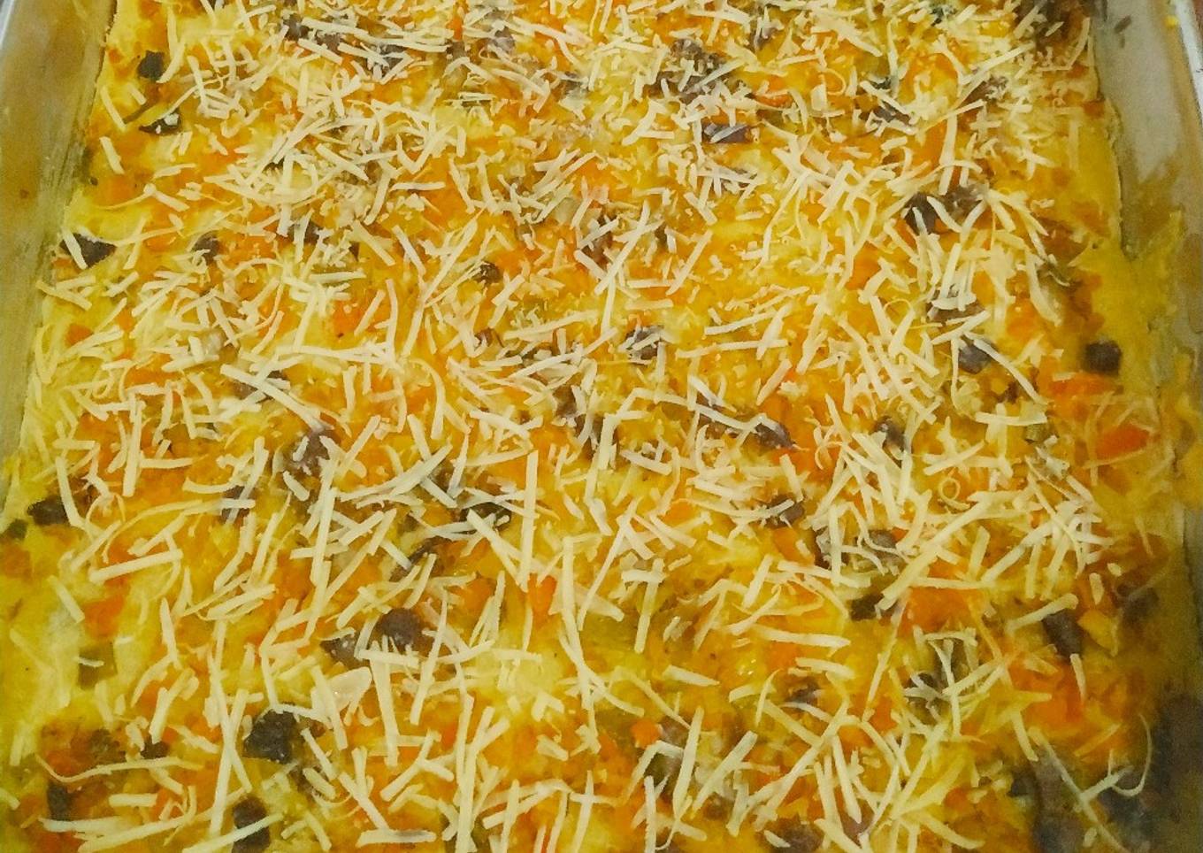 Kroket lapis keju panggang *ala chefana*