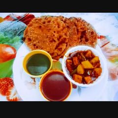 A picture of Healthy tasty multigrain flour millet Methi Thepla.