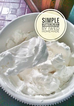 Foto resep Simple buttercream (lembut,ga eneg)