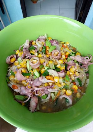 Foto resep Cumi Asin Rainbow