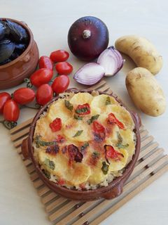 Foto di Tiella di Patate, Riso e Cozze