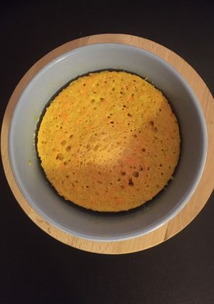 Sárgarépás mikrós süti 🥕 recept fotója