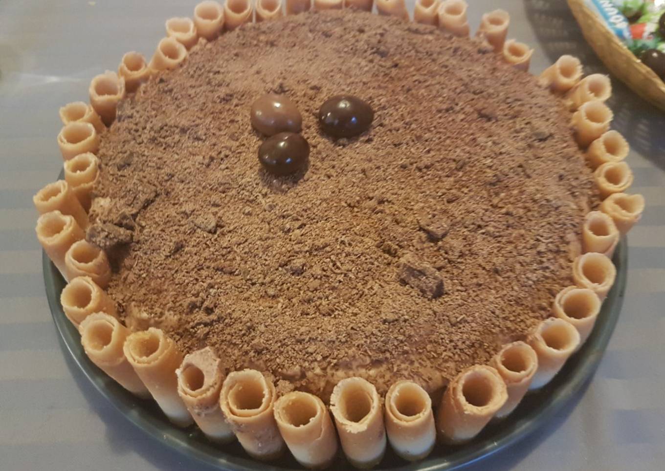 Dessert au chocolat pour pâques