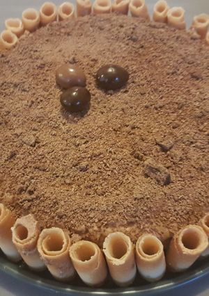 Une photo de Dessert au chocolat pour pâques