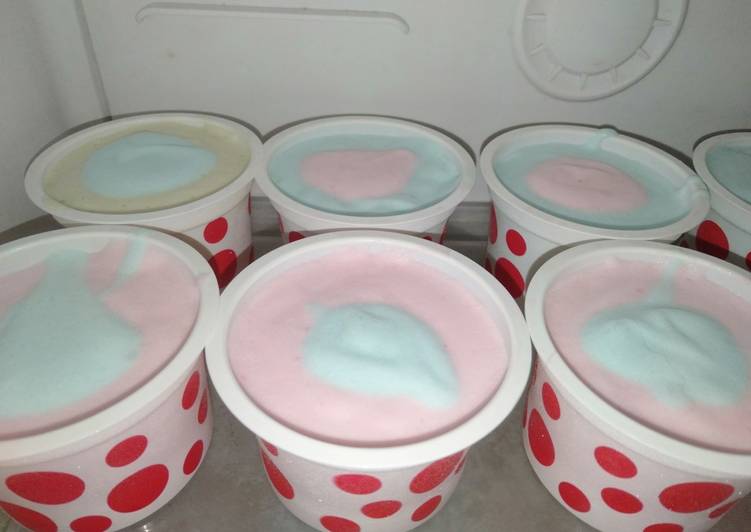 Langkah Mudah untuk Menyiapkan Es krim murmer ala mama vitri Anti Gagal