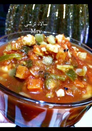 عکسی از دستور سالاد ترشی