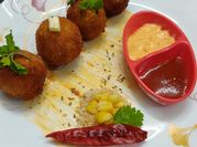 A picture of cheese corn balls