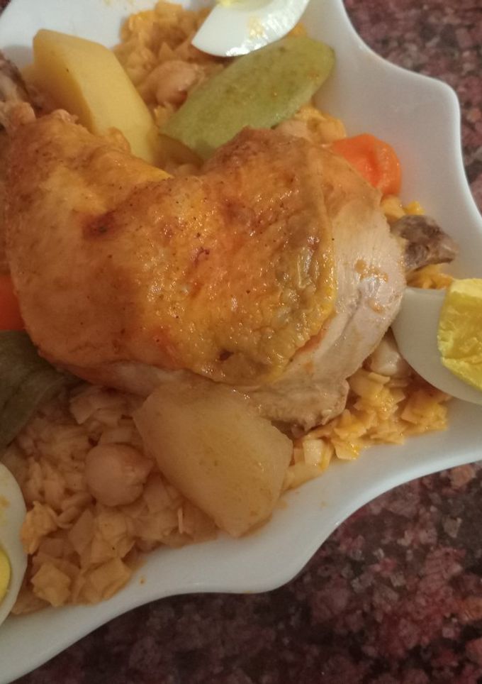 صورة لوصفة تريدة بالدجاج