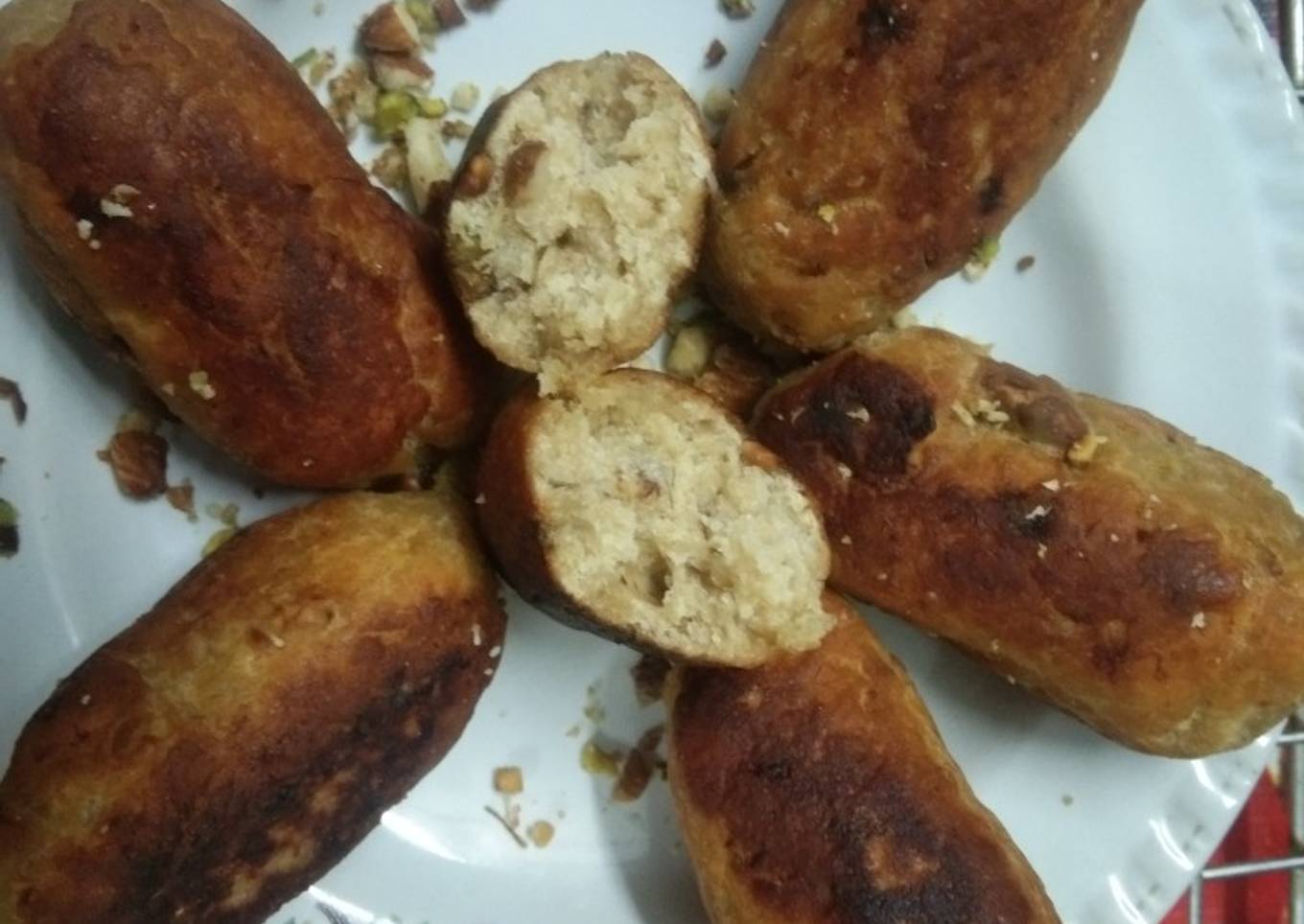 Dry Fruits Banana Fingers