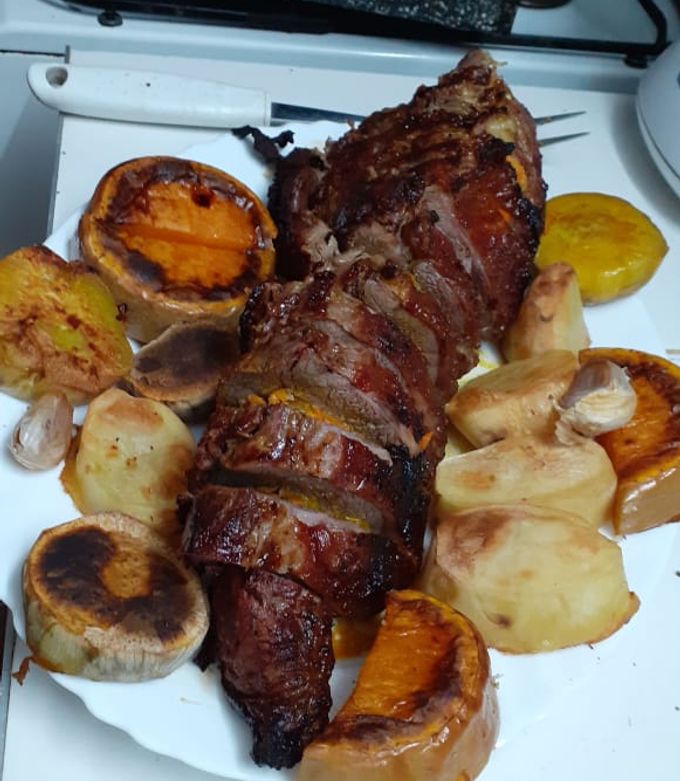 Una foto de Cuadril rellena