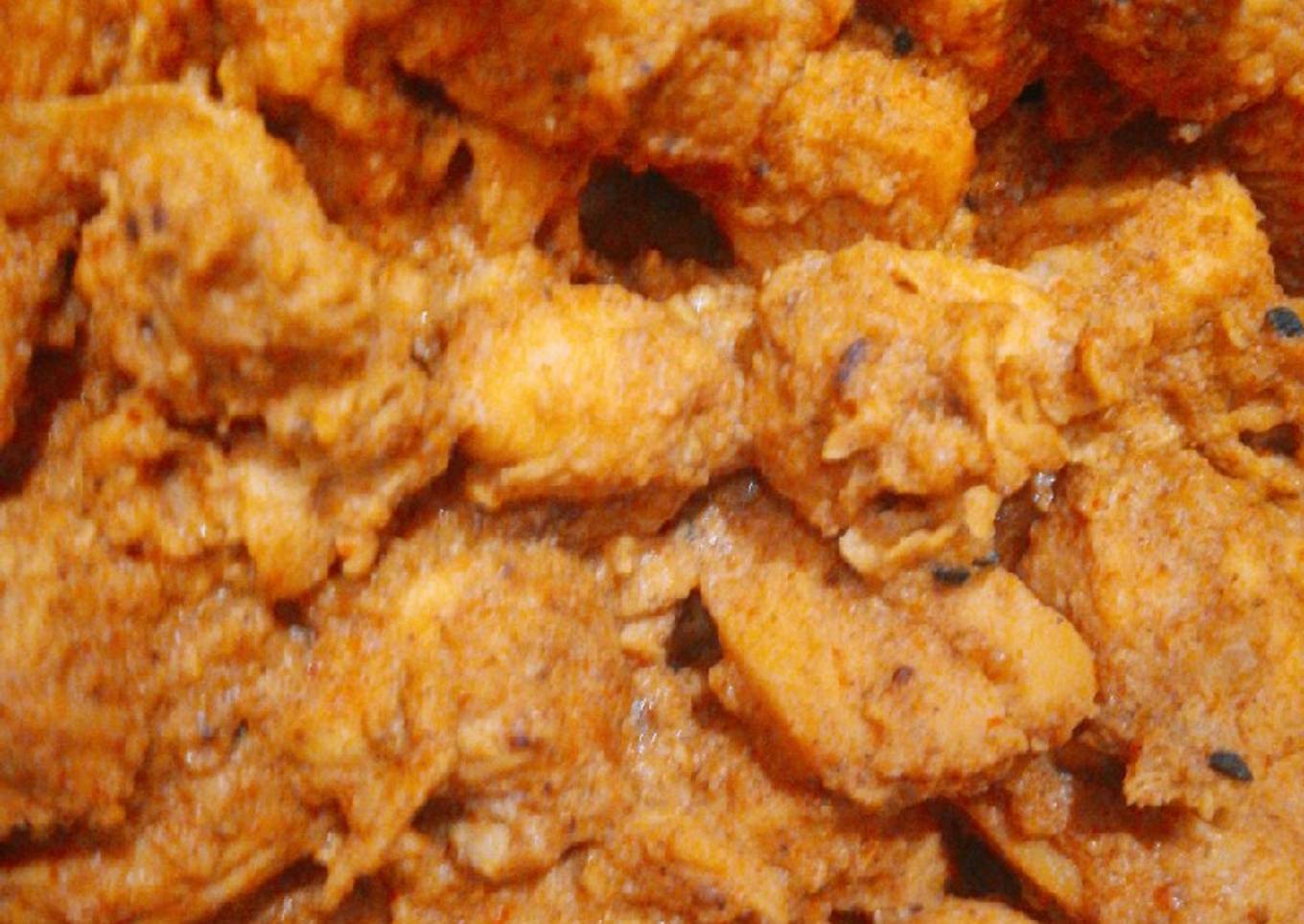Marinated chicken tikka