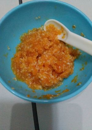 Foto resep MPASI 7 Bulan Ubi+tahu sutera