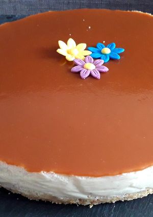 Une photo de Bavarois vanille/caramel
