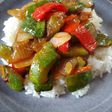 Zapallitos salteados con verduras