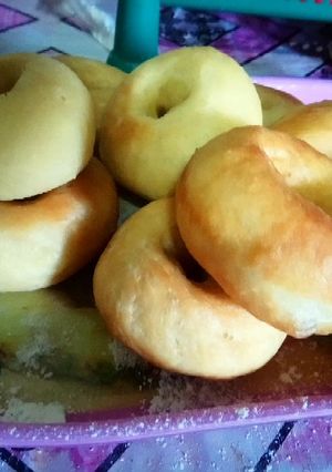 Foto resep Donat serba curah murah meriah tanpa kentang dan telur EMPUK