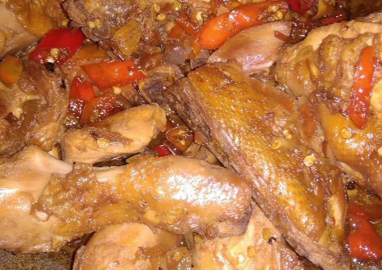 Resep Ayam Kecap Sederhana #Ga Pakai Ribet#, Lezat