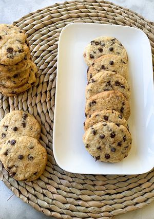 Une photo de Cookies aux pépites de chocolat