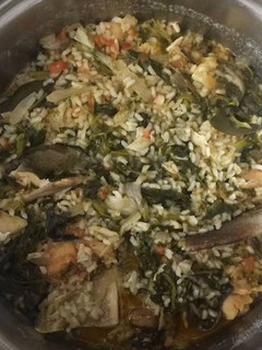 Foto de Arroz de Bacalhau com Grelos