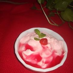 A picture of Rose Shrikhand.