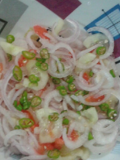 A picture of Juicy salad.