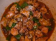 Gambar ayam saus gochujang
