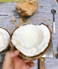 sinh tố dừa sáp