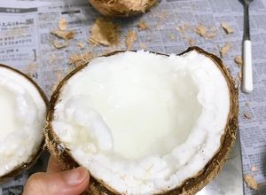 Hình của món Sinh tố dừa sáp Trà Vinh 🥥🥥🥥.