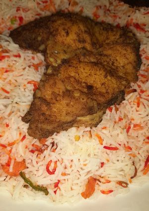 صورة لوصفة برياني كنعد🐟
