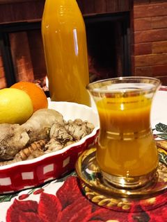 Φωτογραφία της συνταγής Χυμός Jamu. Turmeric Ginger Drink