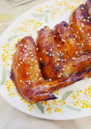 兩種材料「照燒雞翅」真涮嘴！！ 的食譜成品照片