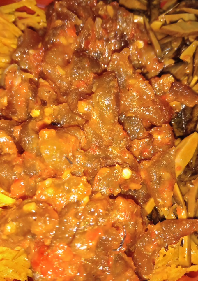 A picture of Peppered kpomo.