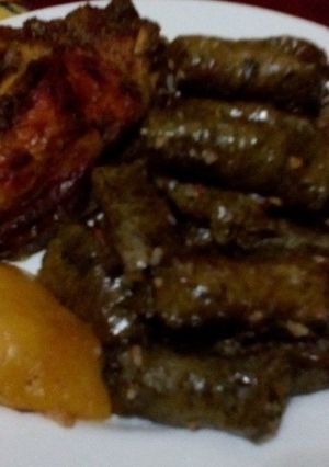 صورة لوصفة ورق عنب لبناني وسر المزازه
