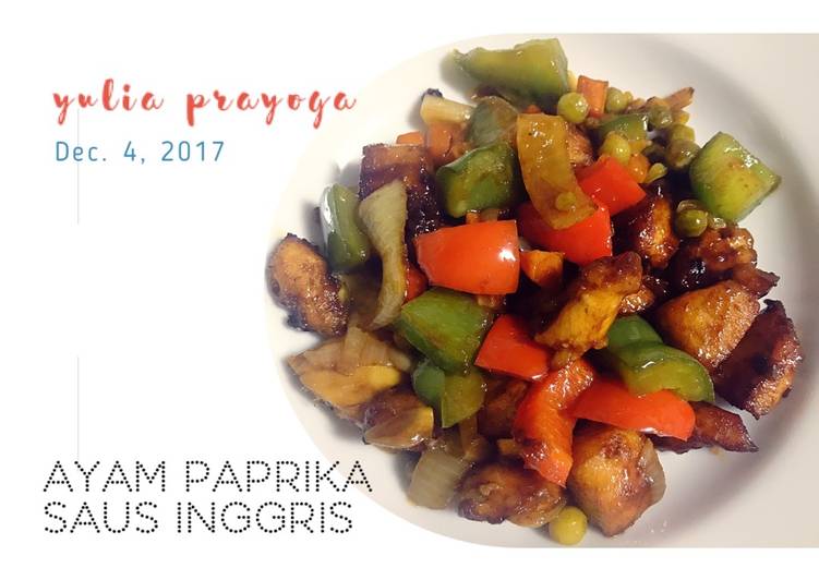 Ayam Paprika Saus Inggris