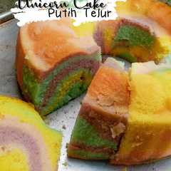 รูปของ Unicorn Cake Putih Telur