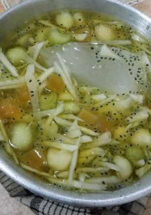 Foto resep #day7 Es Timun selasih