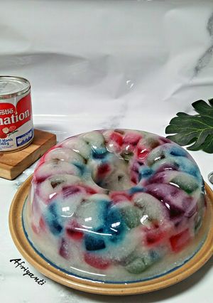 Foto resep Puding Susu Mozaik