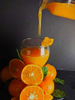 A picture of FRESH ORANGE JUICE🍊🍊🍊.