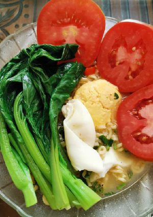 Foto resep Indomie telur sayur