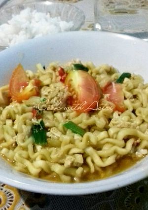 Foto resep Mie Nyemek "Burung Dara"