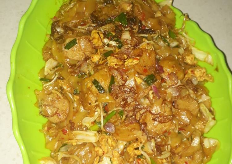 Langkah Mudah untuk Menyiapkan Kwetiau goreng ala abang2,, Enak Banget