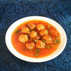 A picture of Riceveg manchurian.