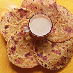 Leftover Potato Paratha A picture of Leftover Potato Paratha.
