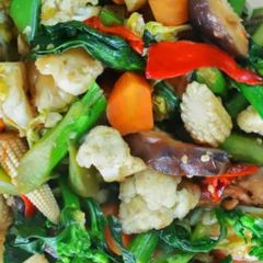 A picture of Bok-choy leaves recipes.