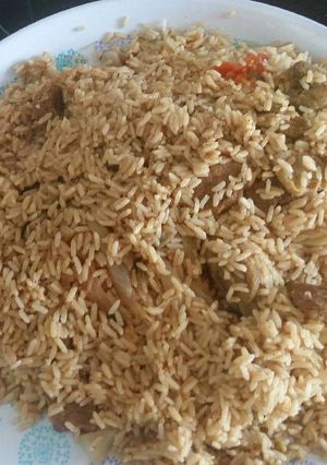 صورة لوصفة مقلوبه الباذنجان